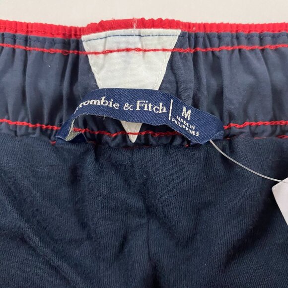 Abercrombie & Fitch Red Sweatpants with Black Stripes - Picture 10 of 16